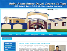 Tablet Screenshot of brddegreecollegefattepur.com